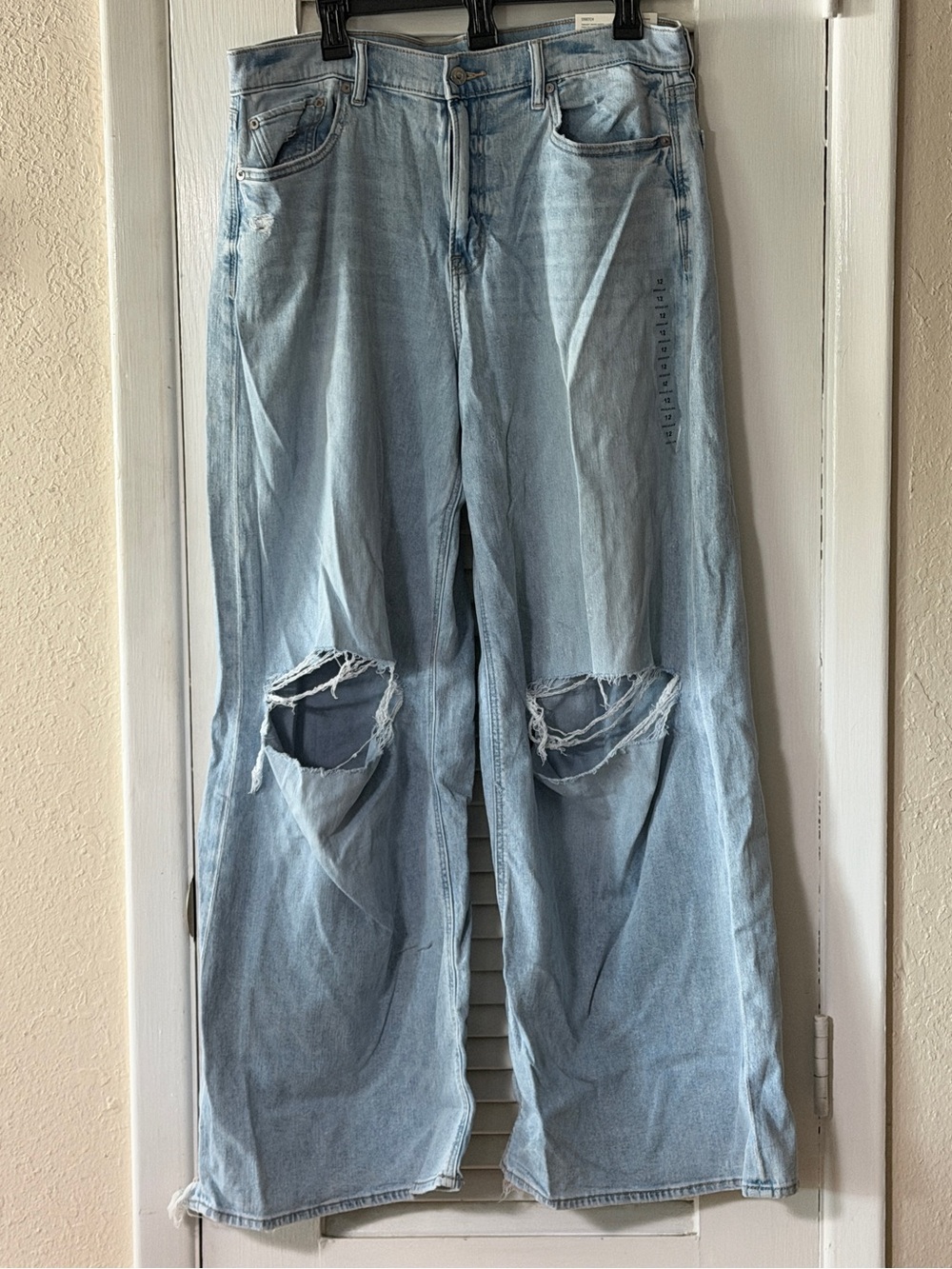 NWT American Eagle Dreamy Drape Ultra Wide-Leg Super High-Waisted Jean - Picture 6 of 16